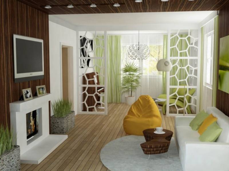 Дизайн интерьера: 5 способов зонирования гостиной