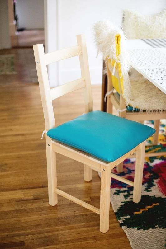 Как сшить подушки на стулья