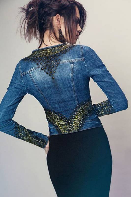 Изумительные идеи декора джинсовой одежды: более 20 потрясающих вариантов